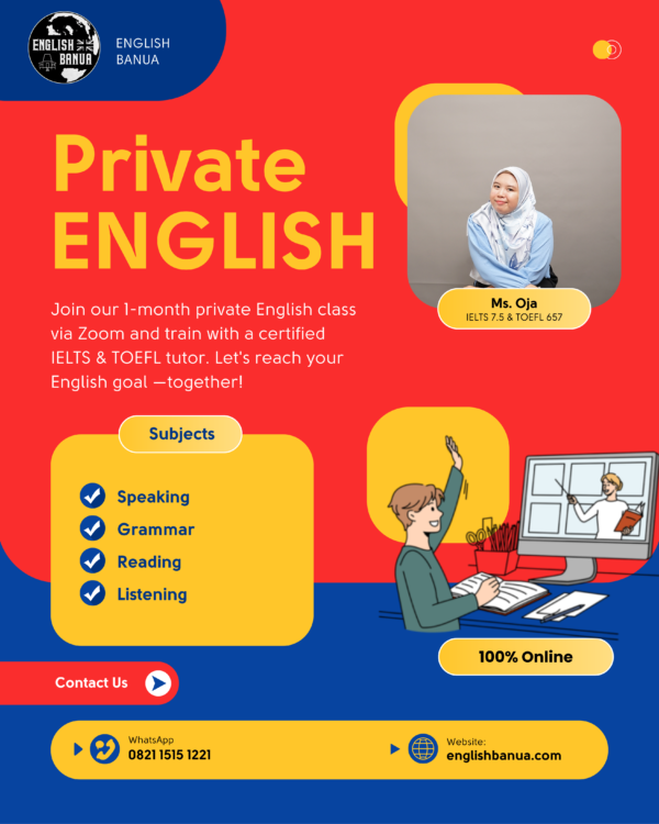 Privat General English (1 Bulan)